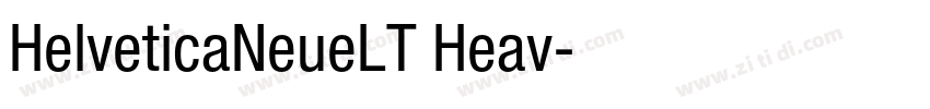 HelveticaNeueLT Heav字体转换